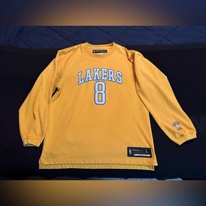 Vintage Reebok Hardwood Classics L.A. Lakers Kobe Bryant Long Sleeve Shirt